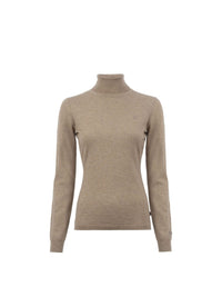 Radina Turtleneck Knitted Wool Hazel Melange