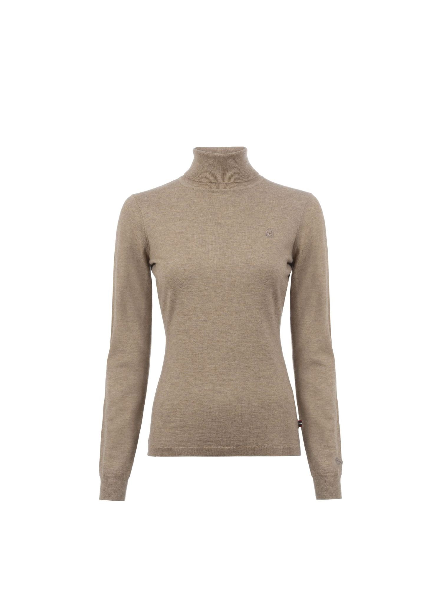 Radina Turtleneck Knitted Wool Hazel Melange