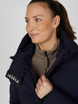 Raincoat Quilted Navy Blue
