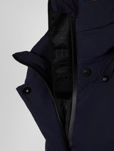 Raincoat Quilted Navy Blue