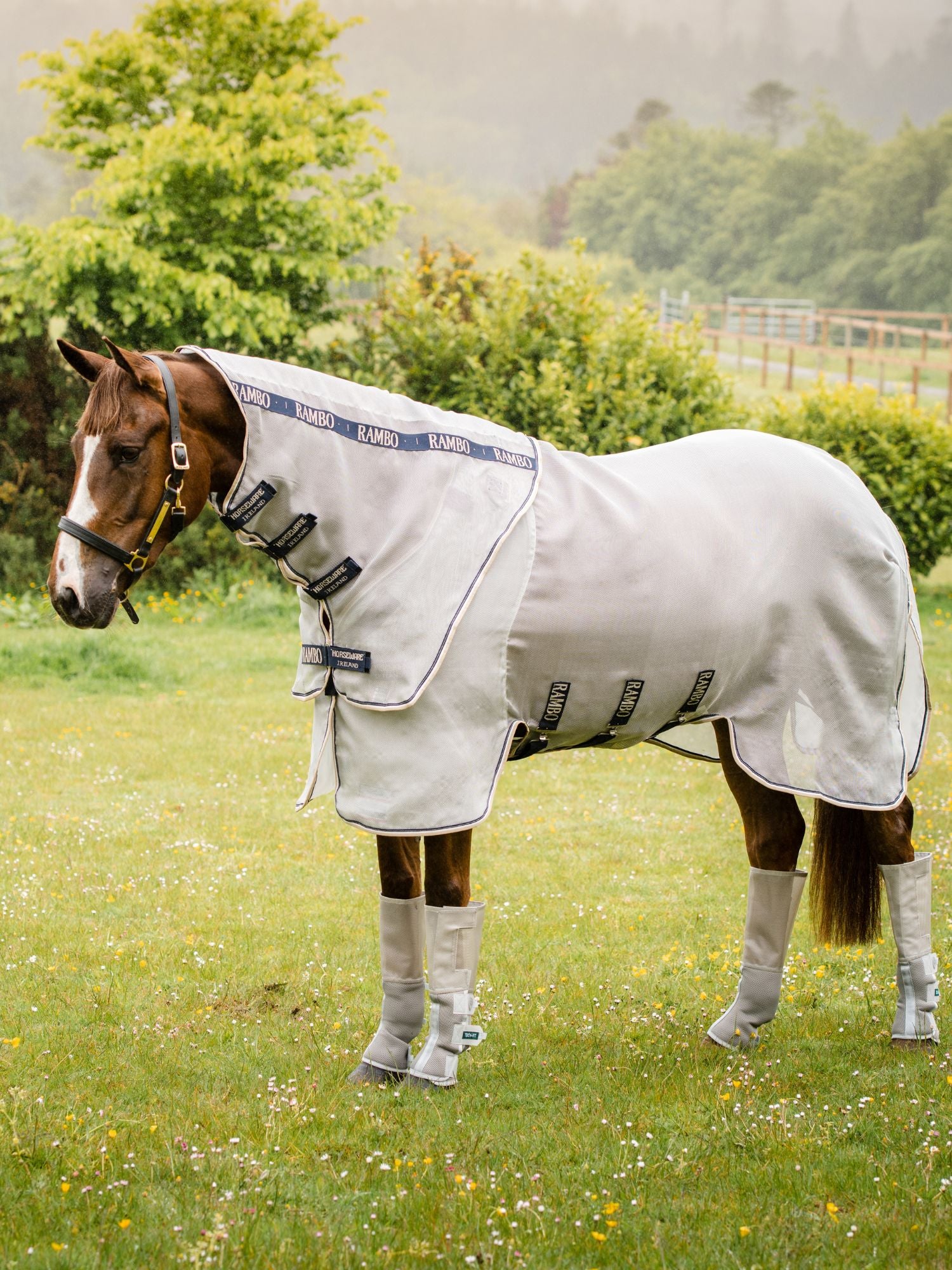 Rambo Protector Flugtäcke Silver/Navy