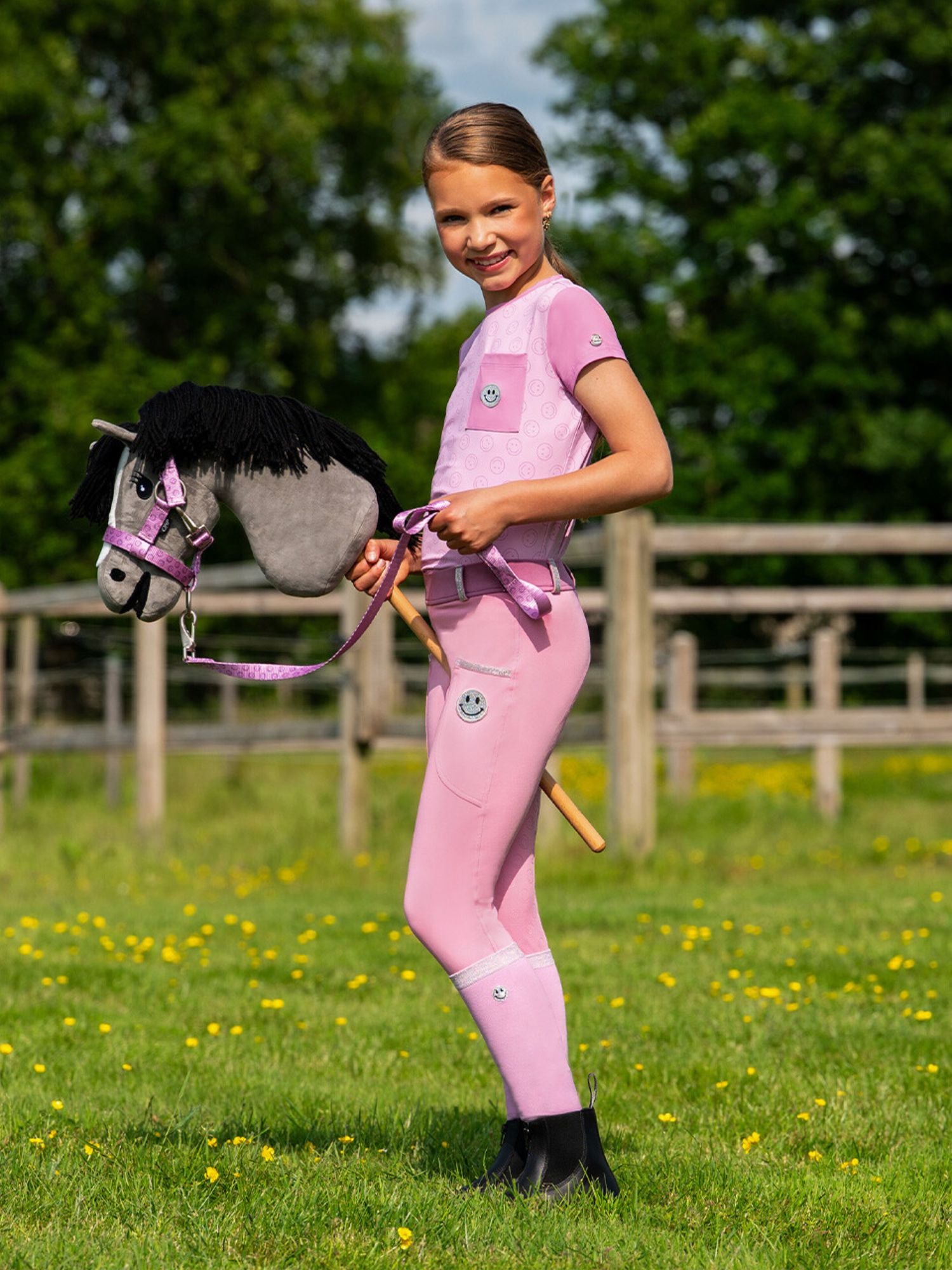 Ridstrumpa 2-Pack Rosalynn Pink/Blue