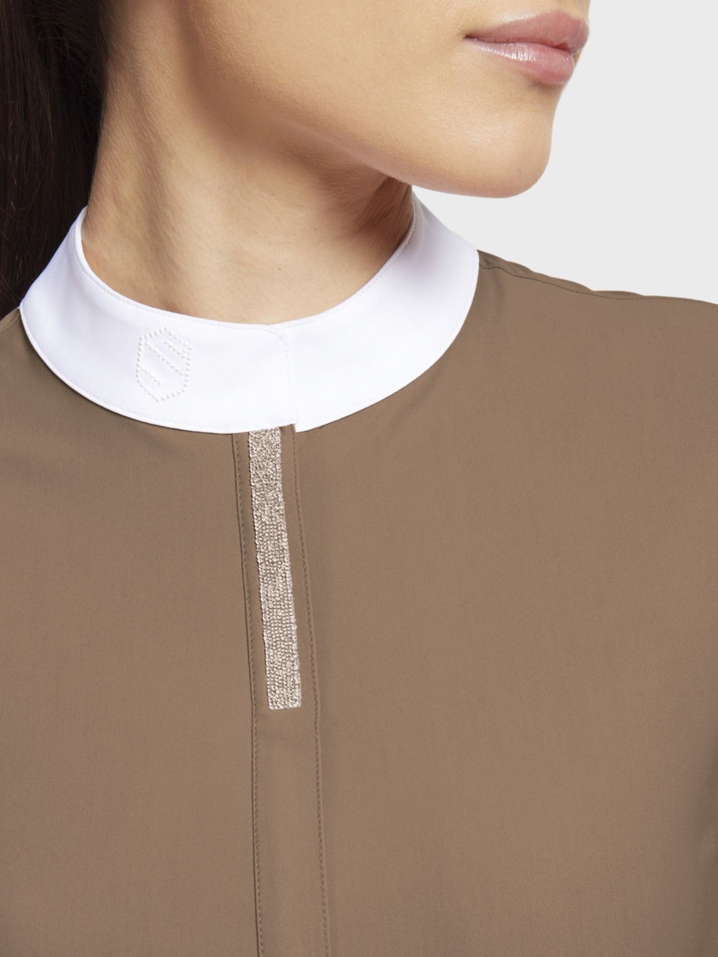 Roxane Premium Long Sleeve Competition Shirt Camel