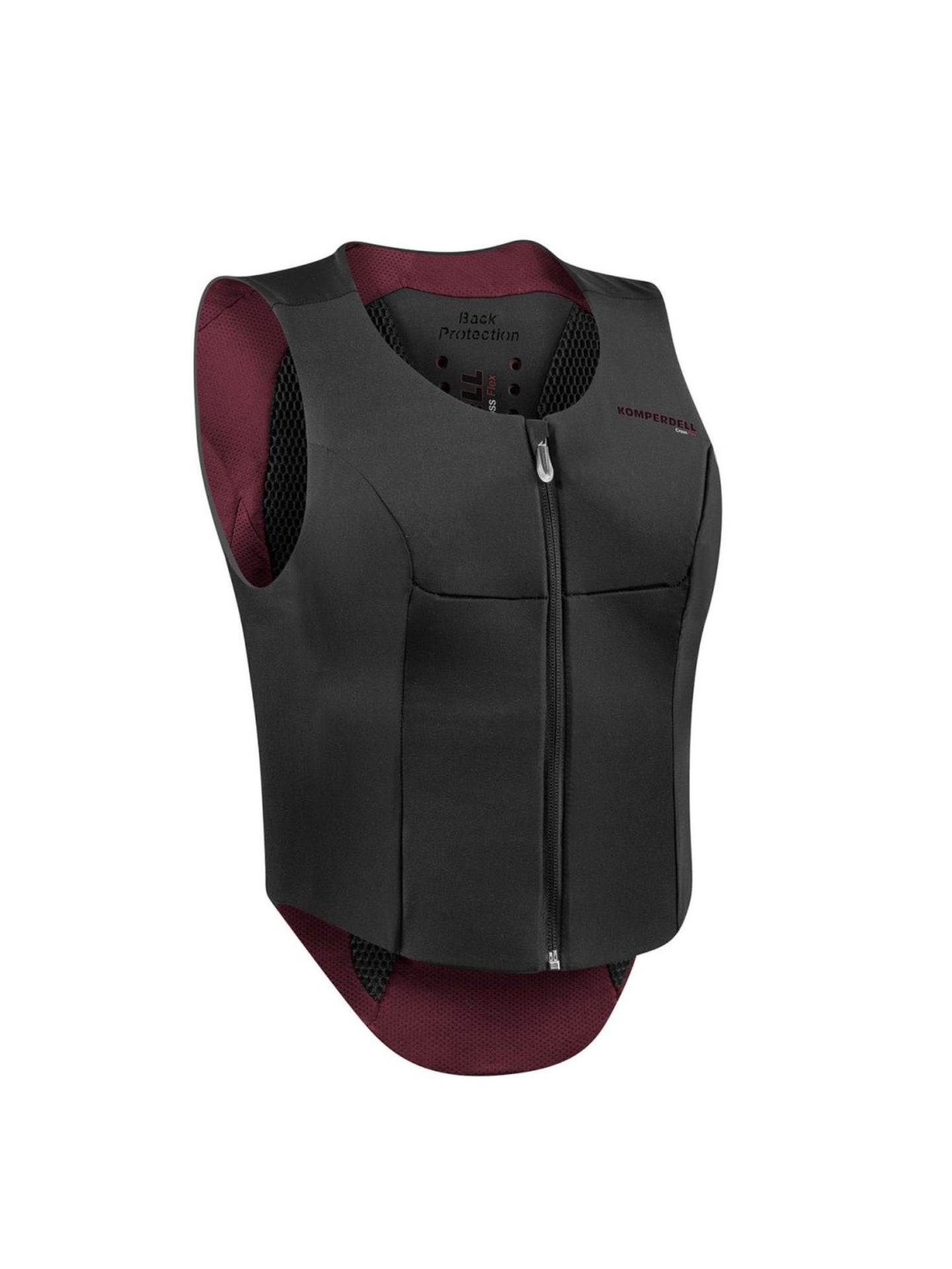 Ryggskydd Ballistic Flex Fit Slim Svart/Bordeaux
