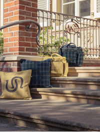 Ryktväska Bouclé Heritage Navy