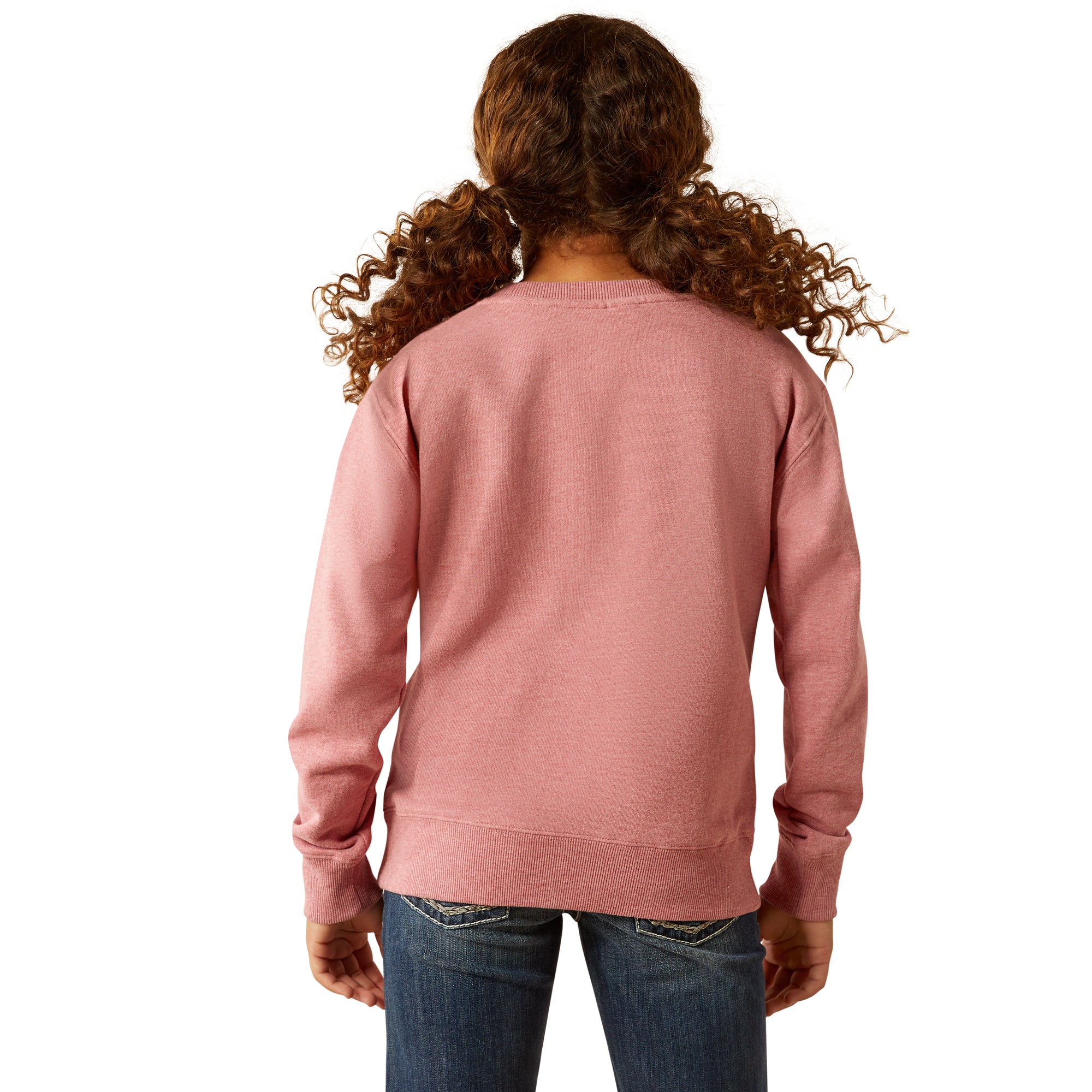 Junior Rider Sweatshirt Rose Wine Heater