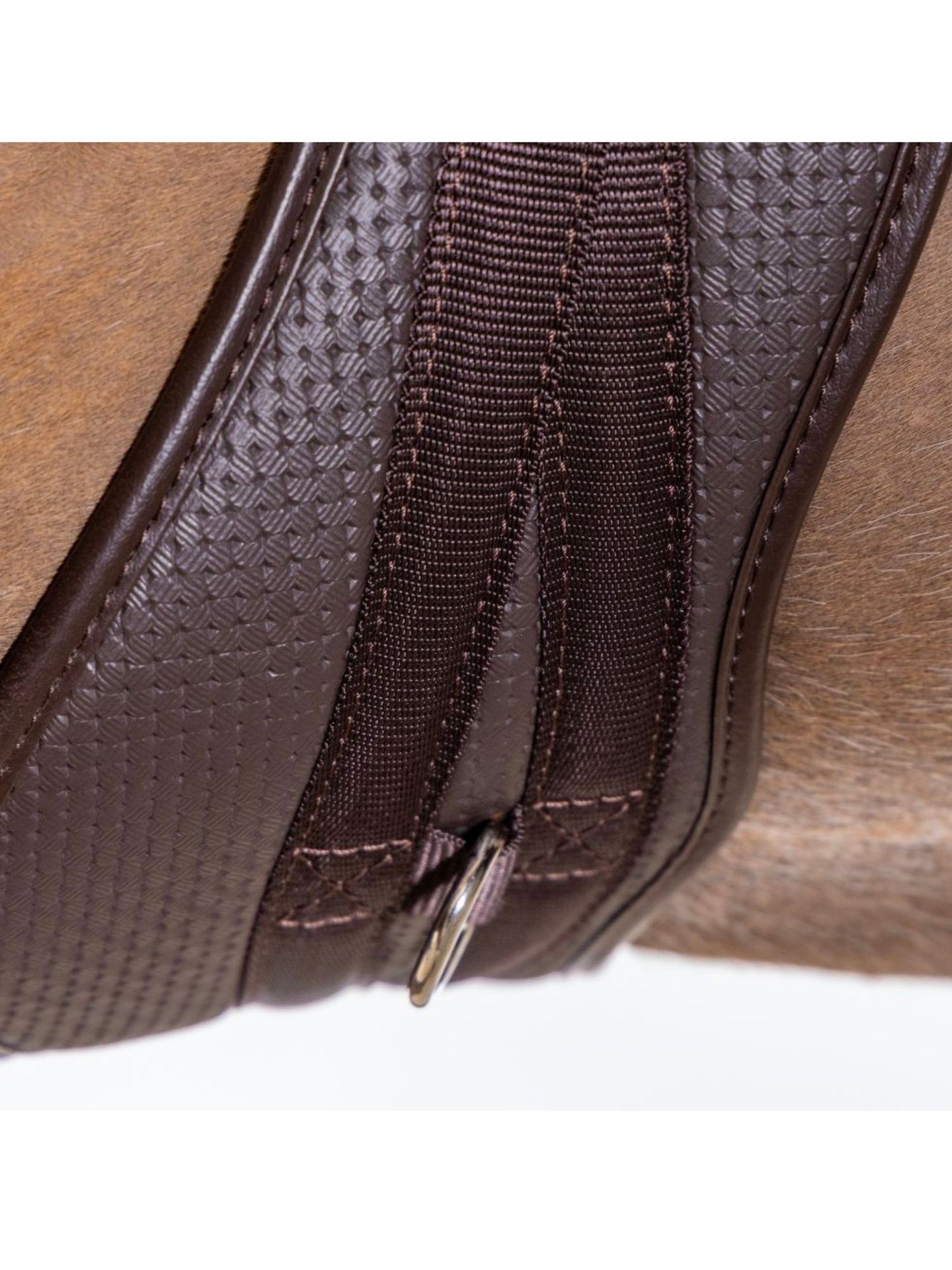 Bred Anatomisk Anti-Skav Sadelgjord Brun