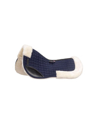 Sadelpad Deluxe Supafleece Navy/Natur