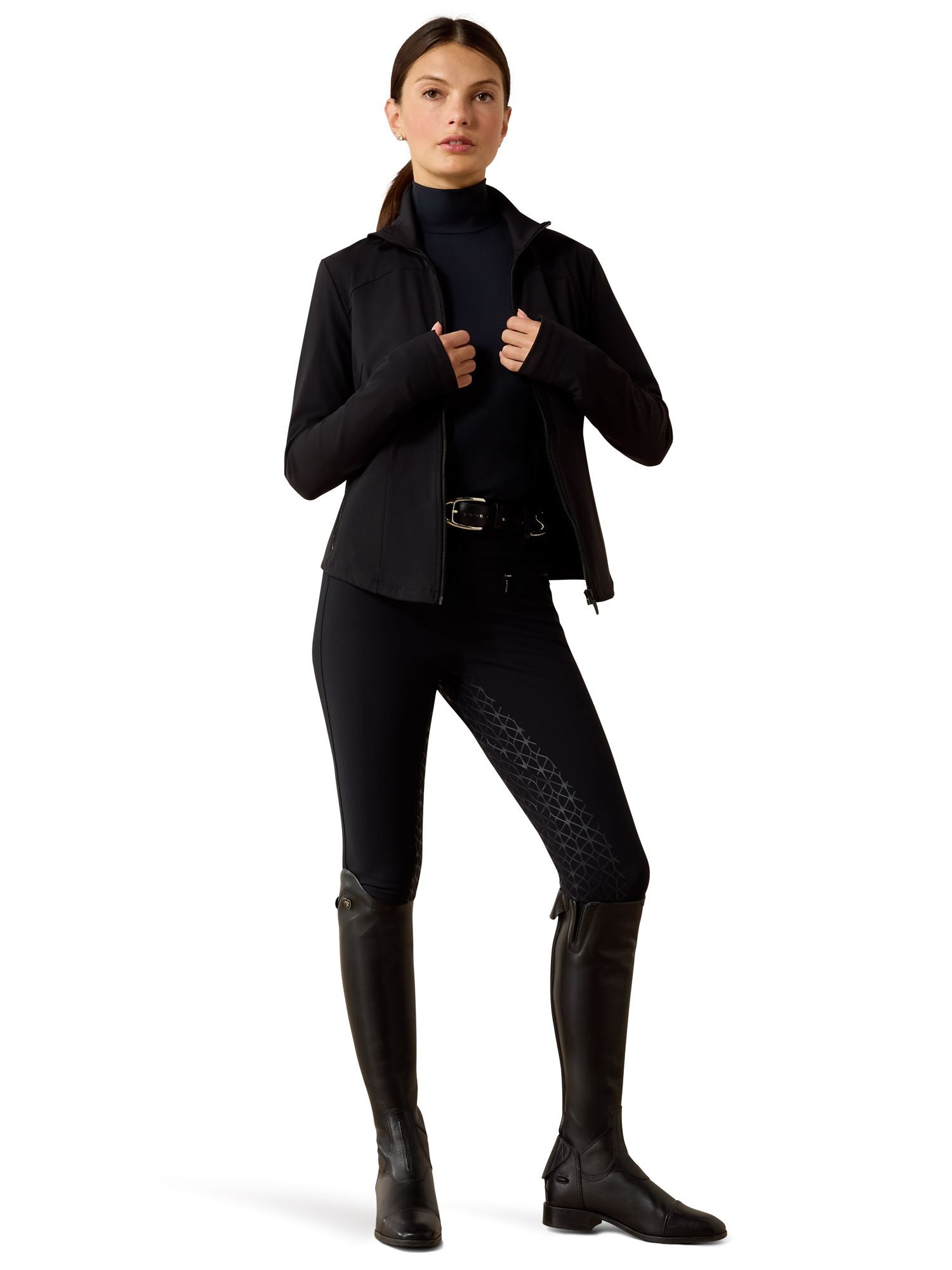 SolVeil Full Zip Sweatshirt Svart