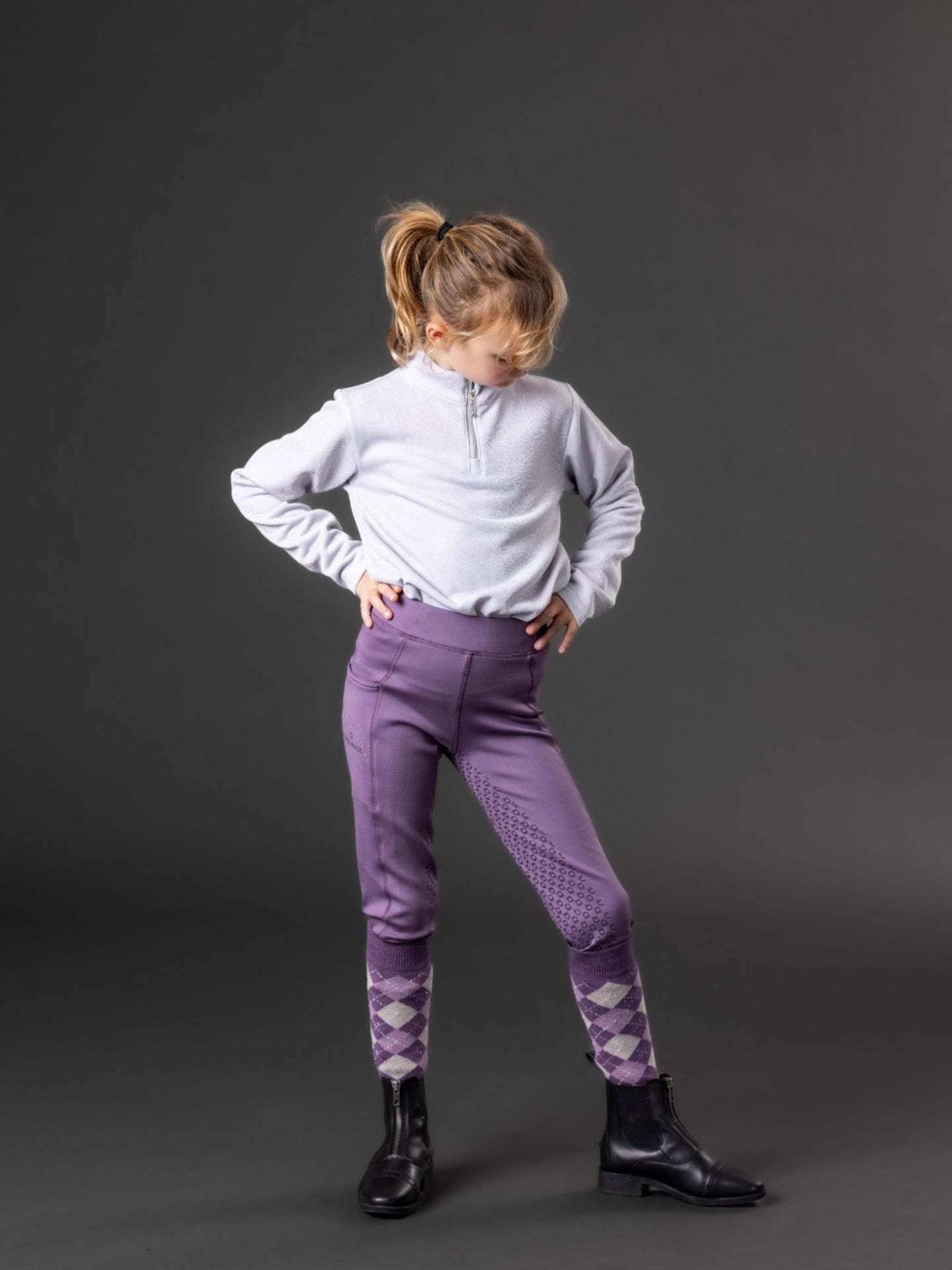 Sophia Junior Winter Tights Montana Grape