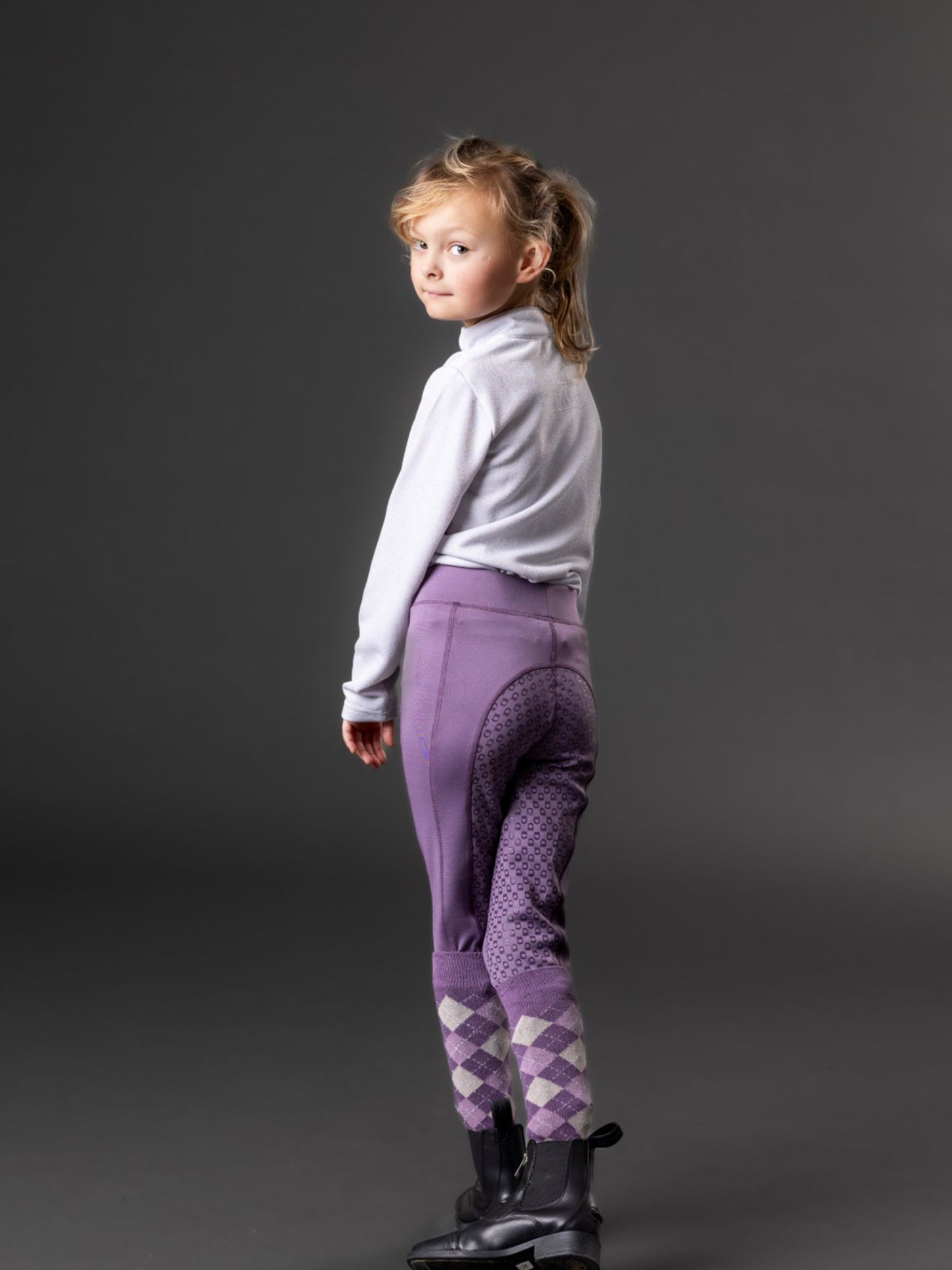 Sophia Junior Winter Tights Montana Grape