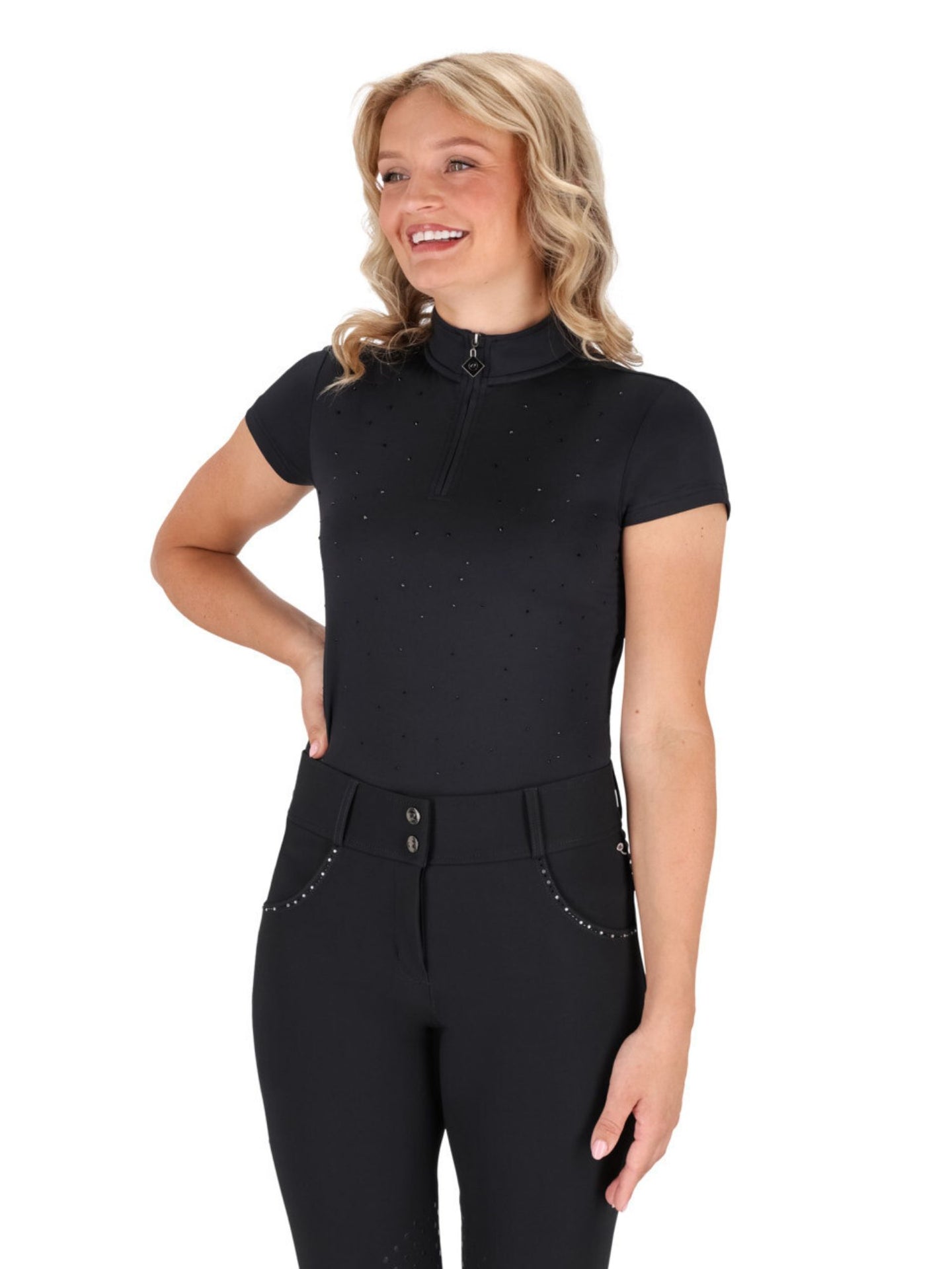 Sport Shirt Short Sleeve Oakleigh Svart