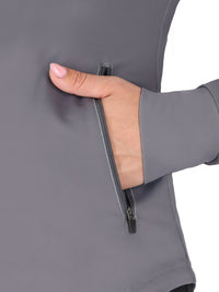 Sweat Jacket Oakleigh Steel Grey