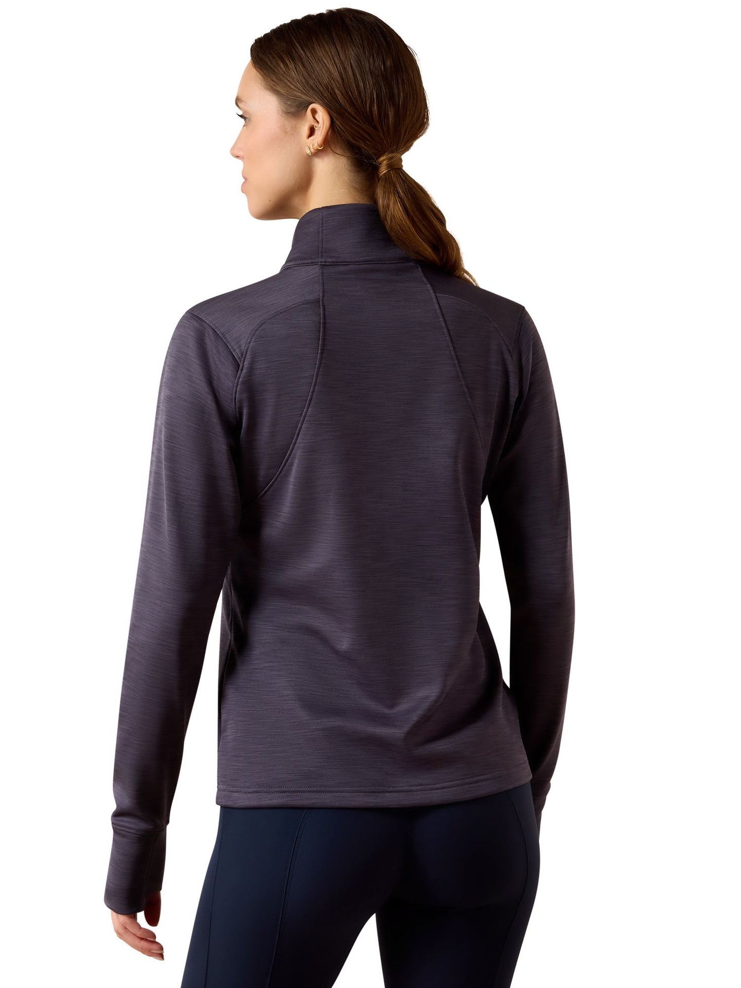 Team EQ Womens 1/2 Zip Pullover Odyssey Grey