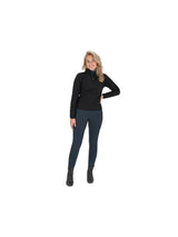 Sweater Half Zip Teddy Svart