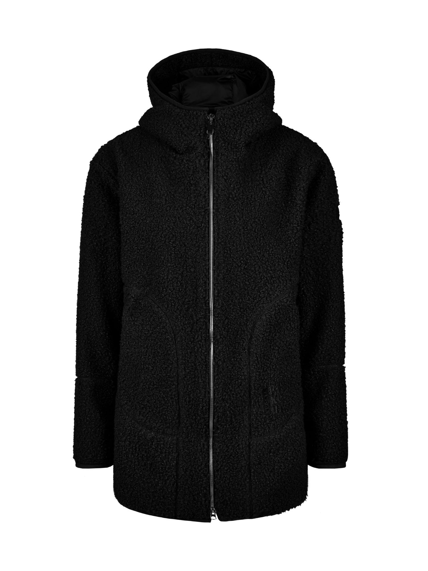 Teddyfleece Jacka Svart