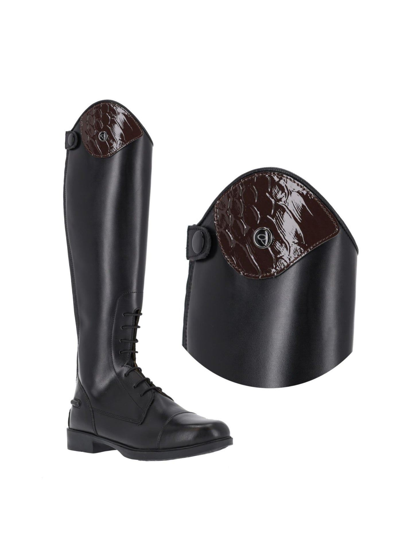 Toppdel Till Romy Ridstövel Croco Brown