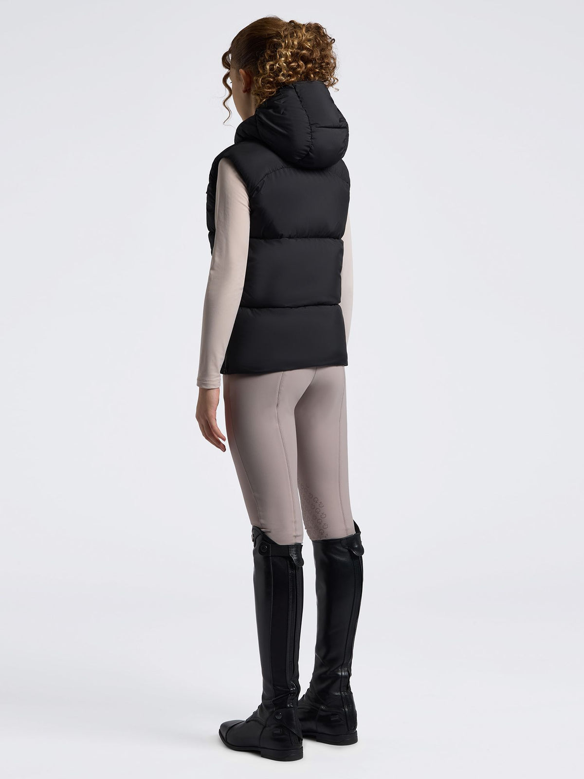 Unisex Puffer Junior Väst Black