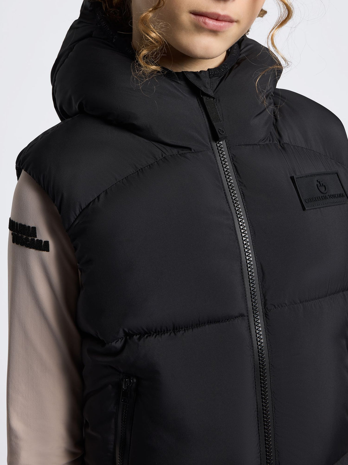 Unisex Puffer Junior Väst Black