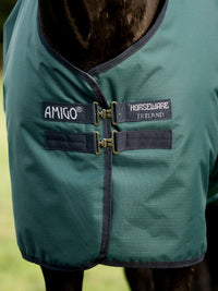 Utetäcke Amigo Ripstop 900D Pony 50g Turnout Dynasty Green/Navy & Silver