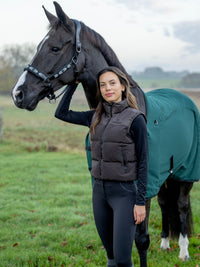 Ridväst Vally Kort Vadderad After Dark