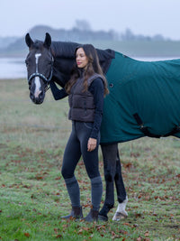 Ridväst Vally Kort Vadderad After Dark