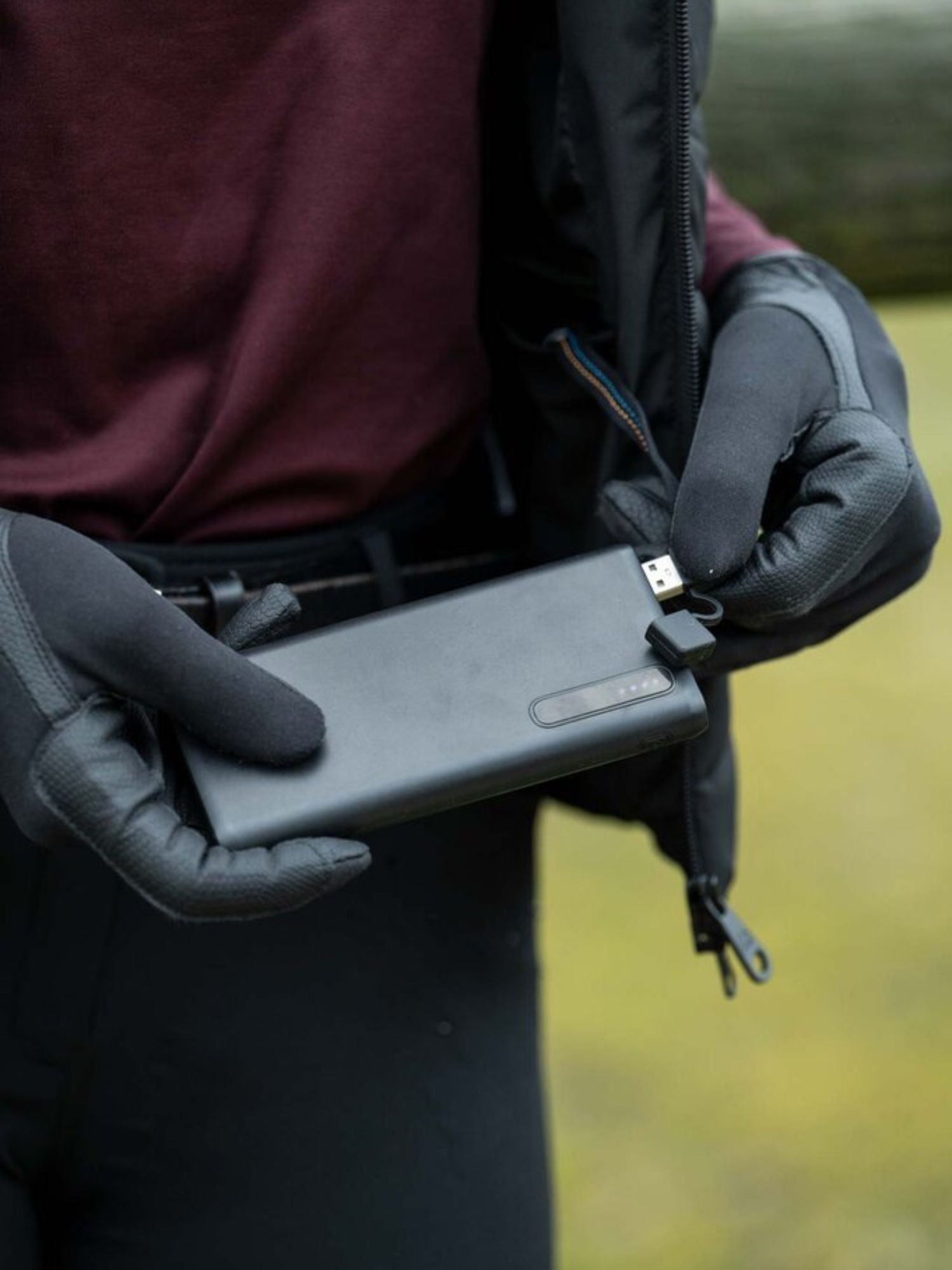 HighTemperature Heating Vest Svart