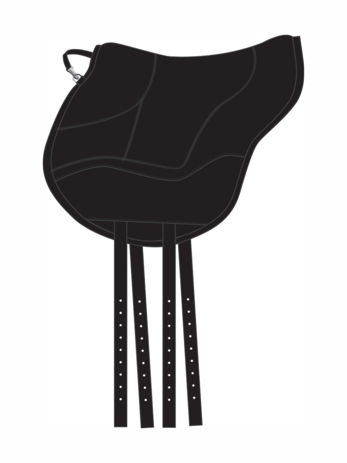 Barbackapad Velika Svart