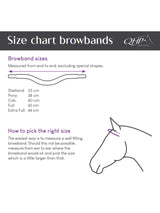 Pannband Verbena Svart/Silver