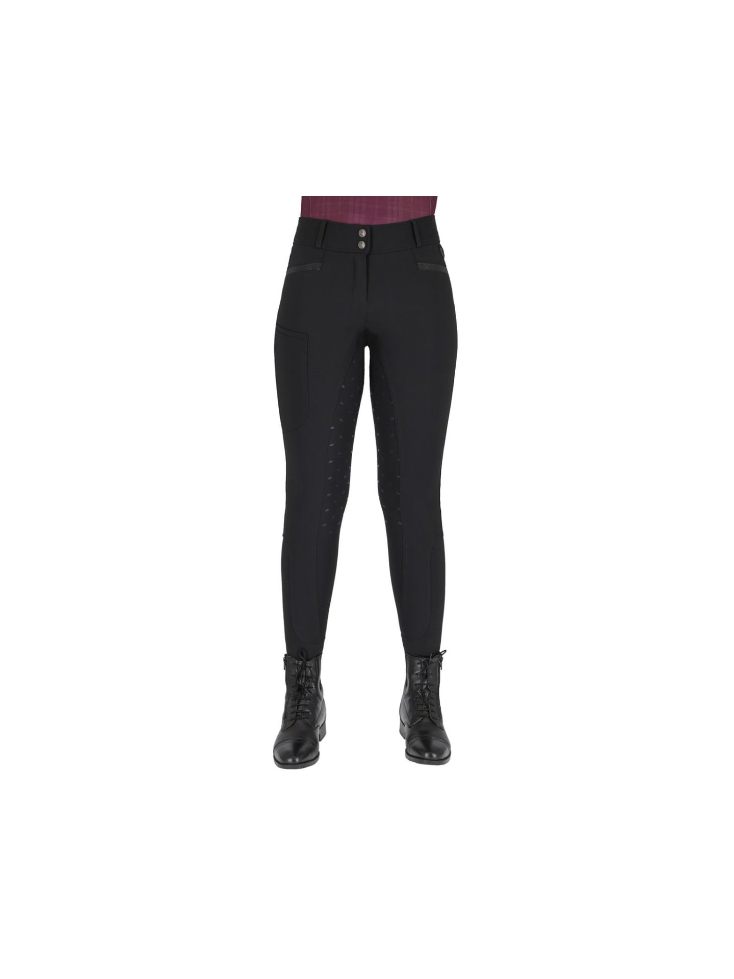 Ridbyxa Fodrad Zarah Full Grip Svart