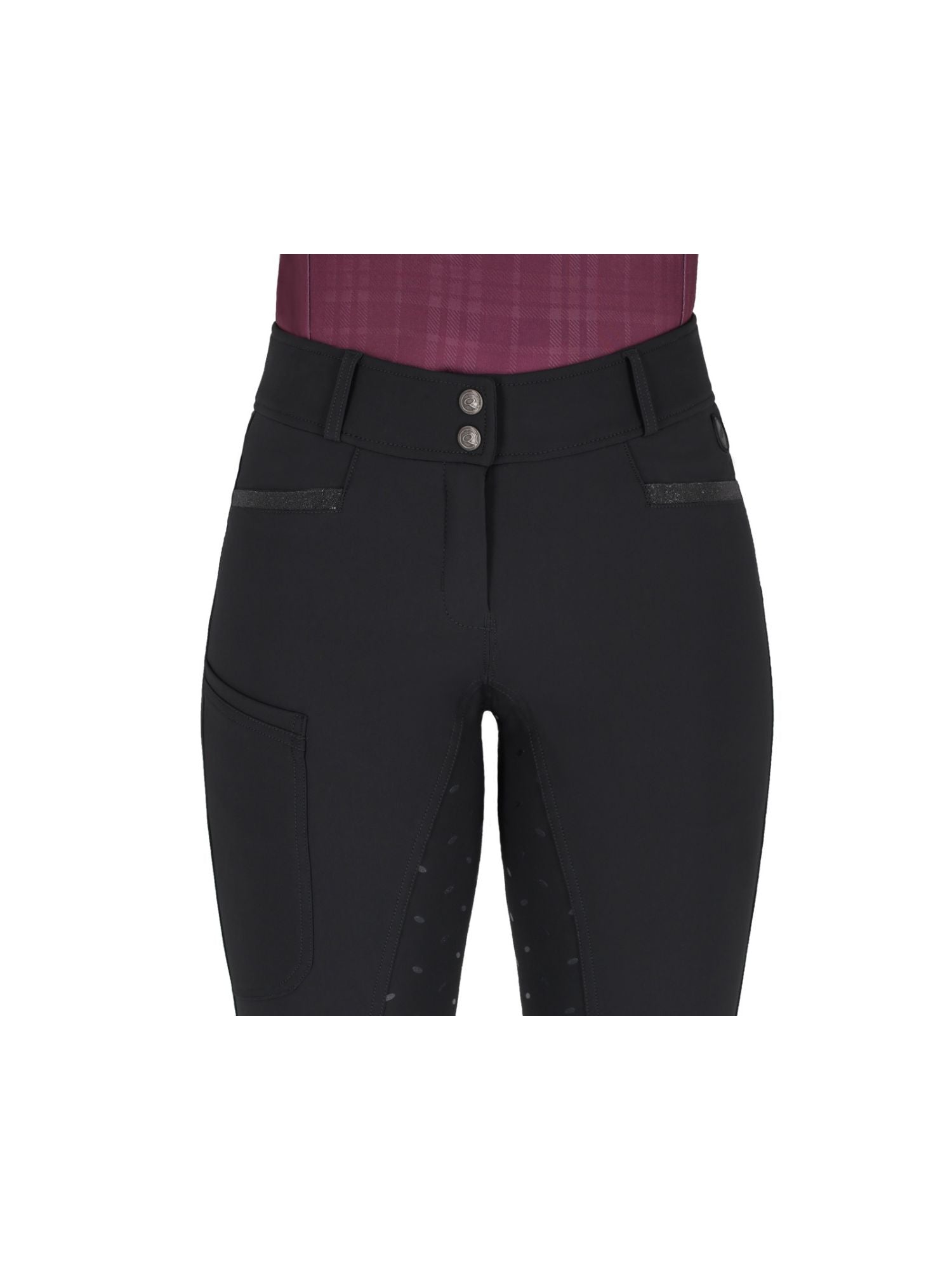 Ridbyxa Fodrad Zarah Full Grip Svart