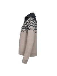 Woolpullover Half-Zip Cavalleara Peanut