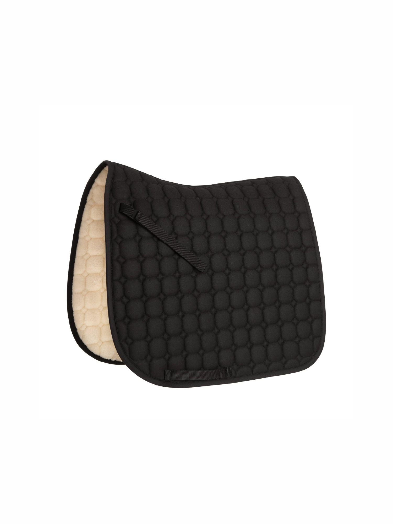 Dressyrschabrak Octagon Faux Fur Svart