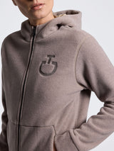 Fleece Zip Hoodie Cipria