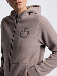 Fleece Zip Hoodie Cipria