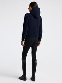 Fleece Zip Hoodie Navy