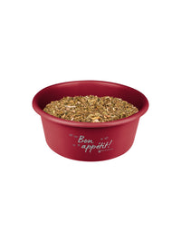 Foderskål Med Lock "Bon Appétit" Cherry Red