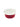 Foderskål Med Lock "Enjoy Your Snack" Cherry Red