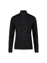 Funktionströja Zip Shirt Svart