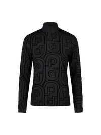 Funktionströja Zip Shirt Svart