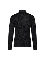 Funktionströja Zip Shirt Svart