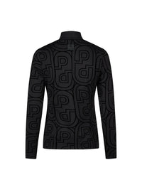 Funktionströja Zip Shirt Svart