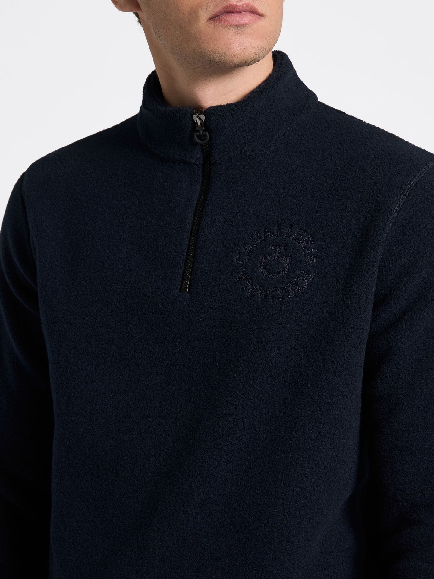 Herrfleece Half Zip Navy