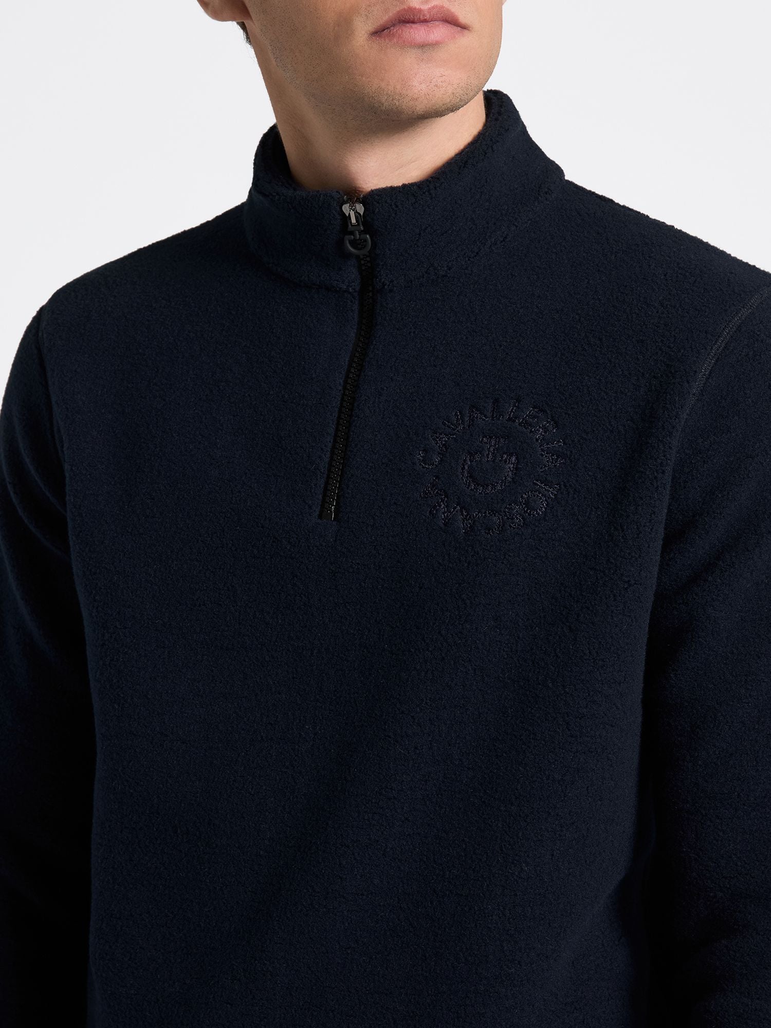 Herrfleece Half Zip Navy