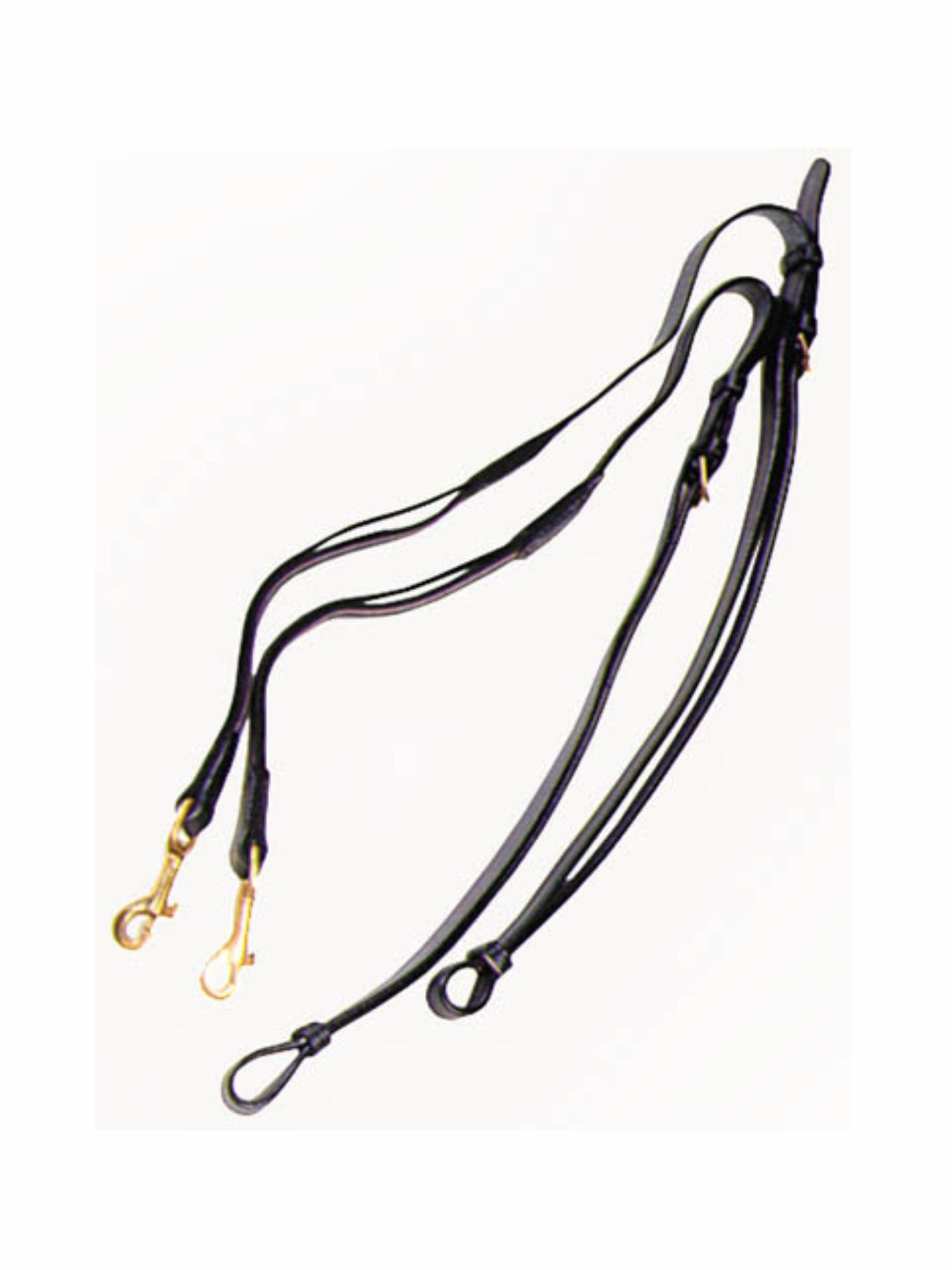 Inspänningstygel Med Resår Svart & Brun