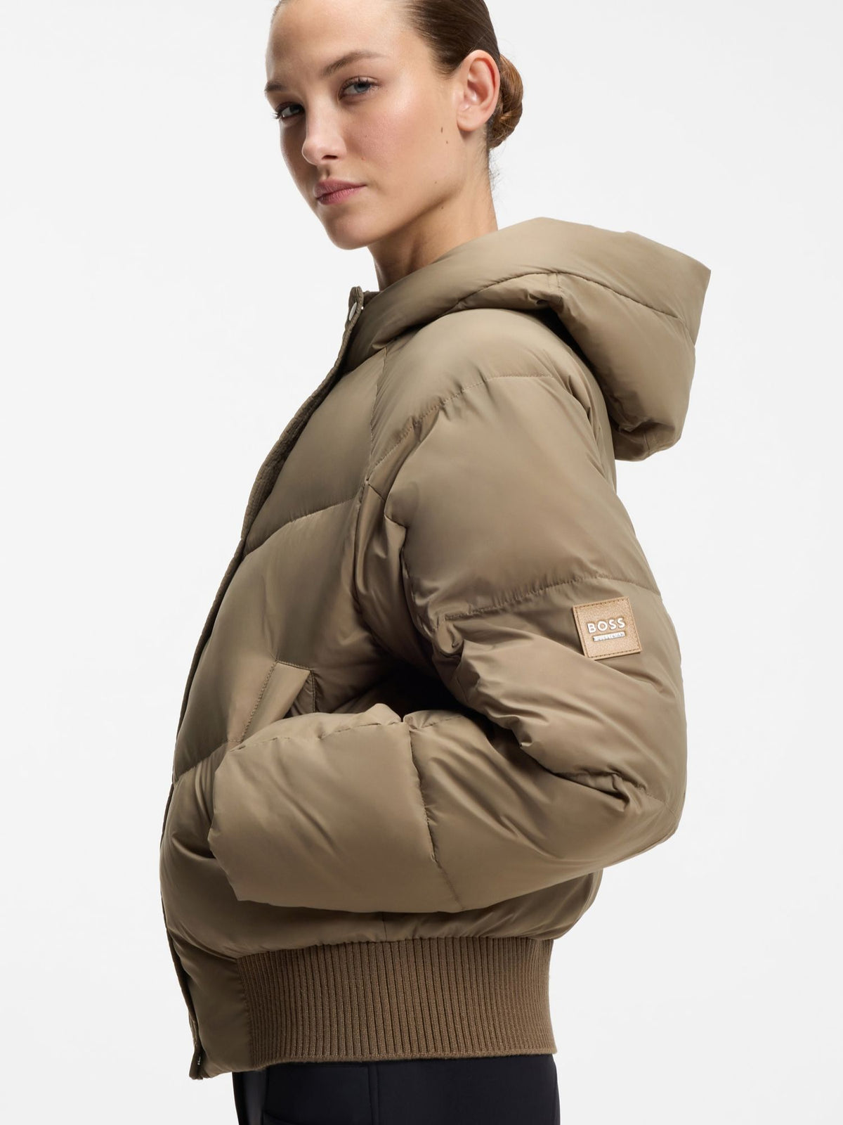 Jacka Marsha Bomber Puffer Walnut