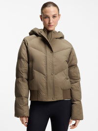 Jacka Marsha Bomber Puffer Walnut