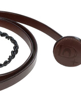 Kedjegrimskaft Läder Cavalide Café Noir