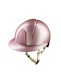 Ridhjälm NOVA Metal Polish Star Polo Cream Chinstrap Pink