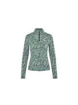 KLLarissa Ladies Mesh Training Shirt Green Agave